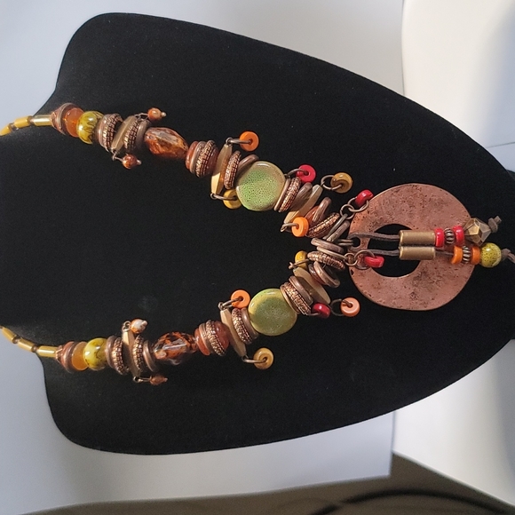 Copper Boho Necklace - Picture 1 of 5